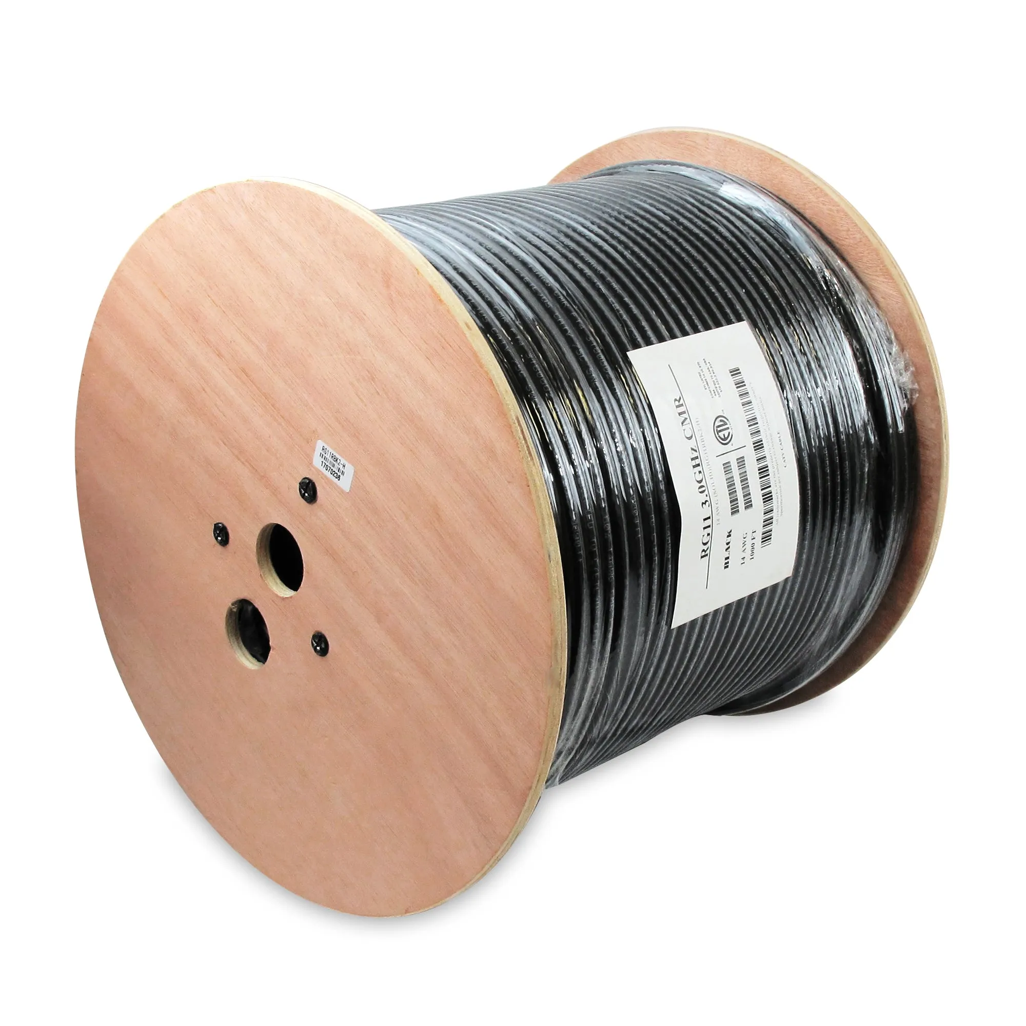 1000ft RG11/U Coaxial Cable 14 AWG 60% Braid