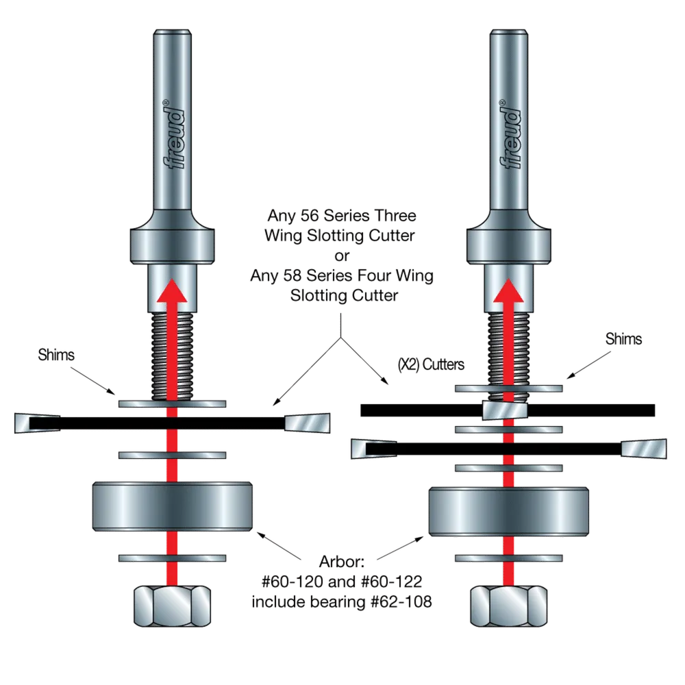 1/4" Slot Cutting Arbor