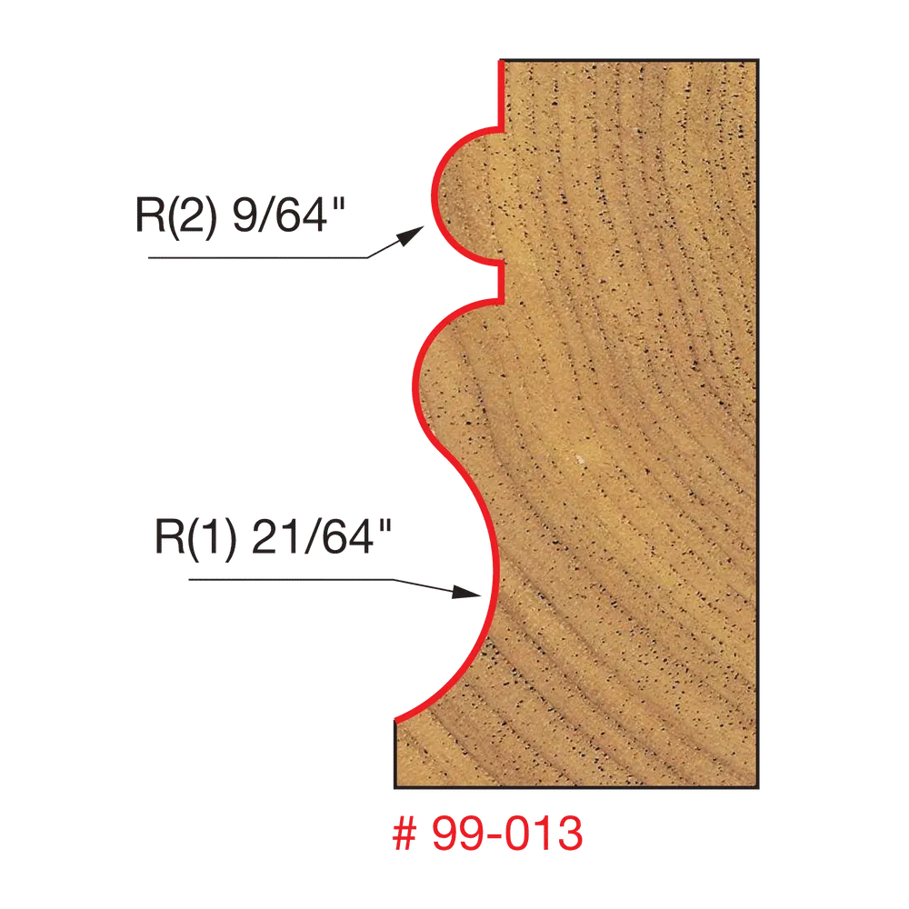 15/16" Face Molding Bit