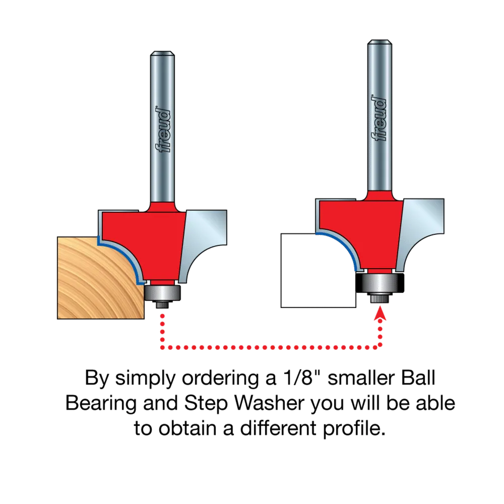 1/8" Radius Beading Bit