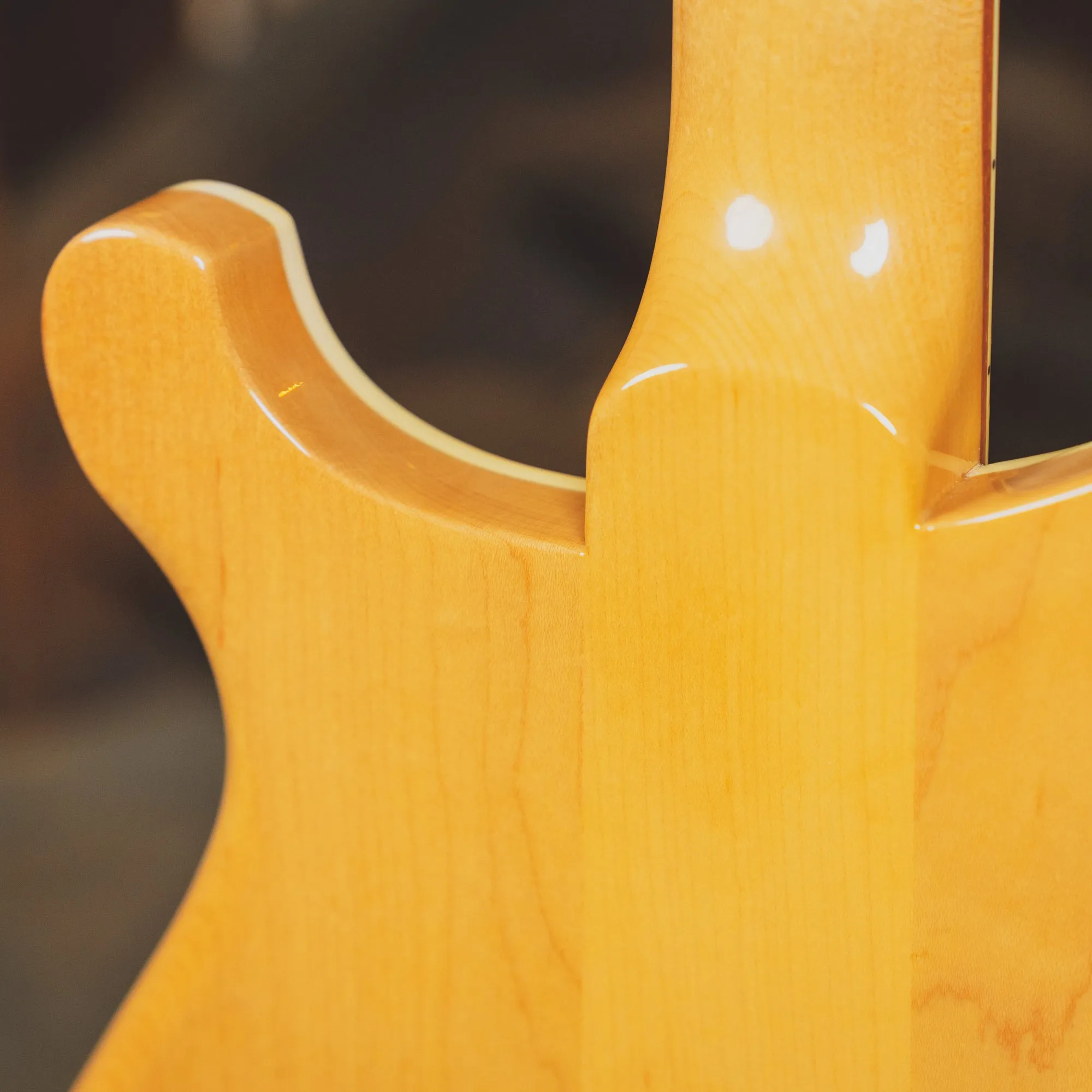 1969 Rickenbacker 4001 Bass Guitar, Mapleglo with OHSC - Used