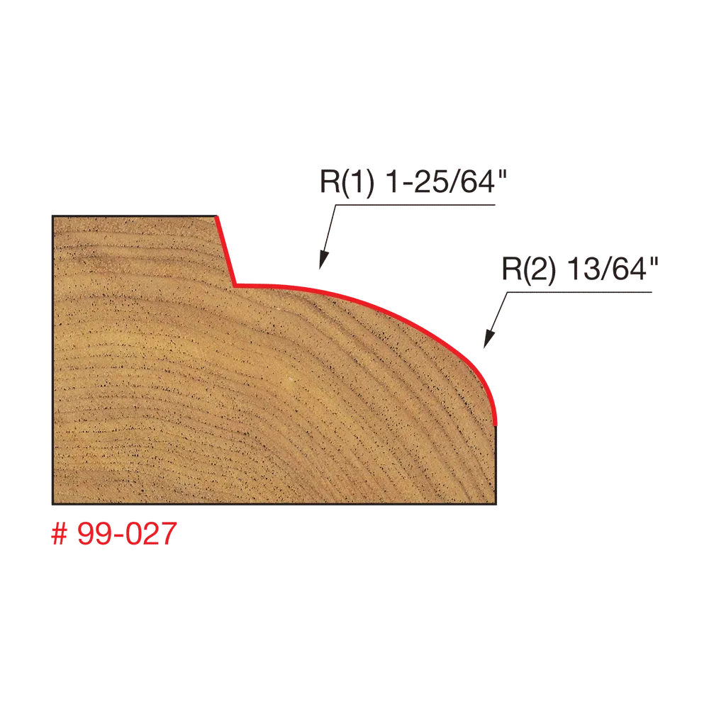 2"-19/32" Table Edge & Handrail Bit