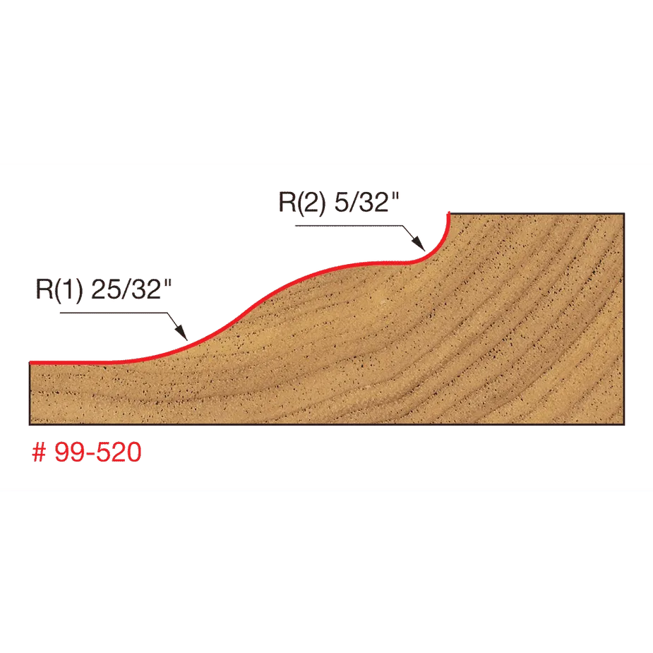 3-1/2" Raised Panel Bit