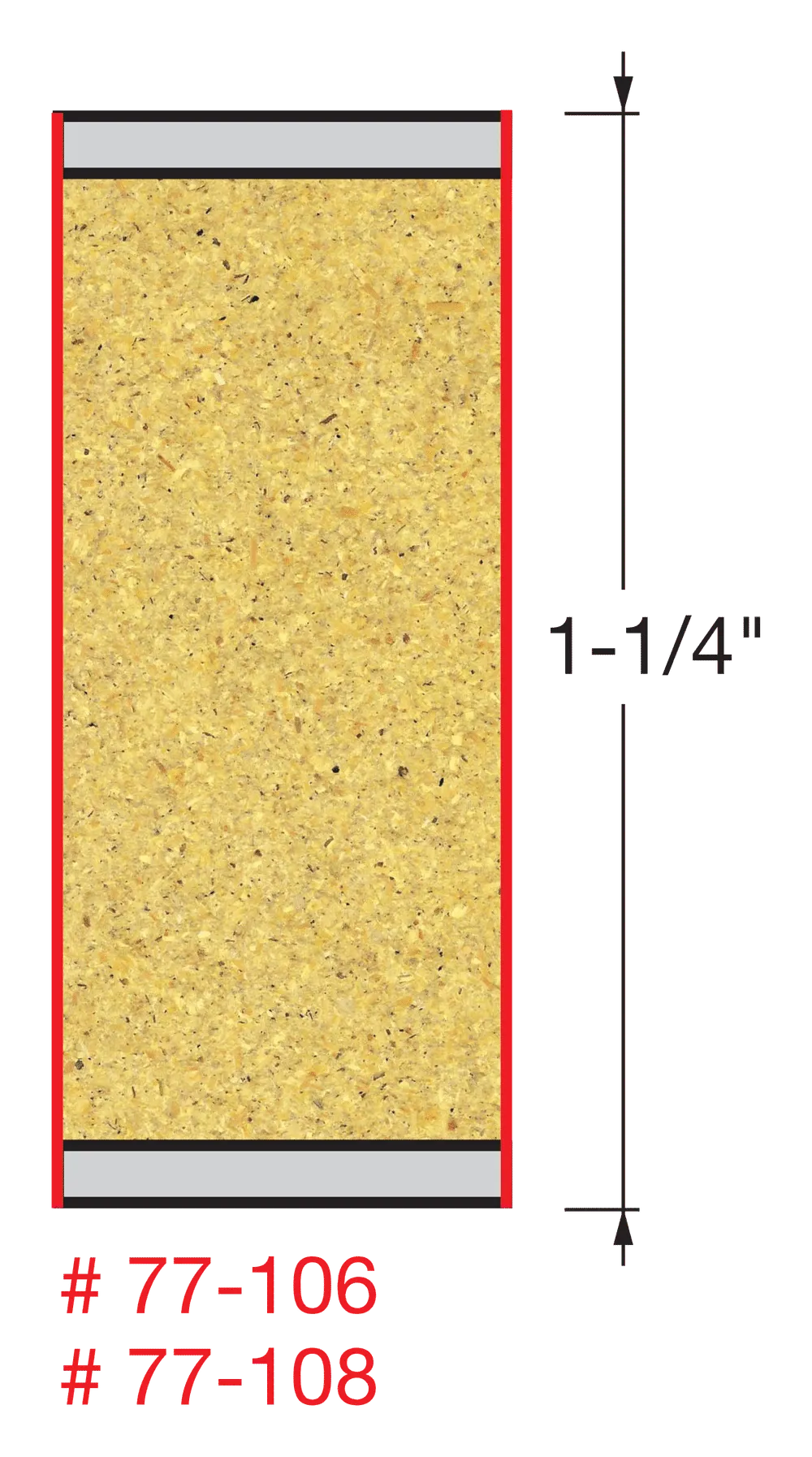 3/8" x 1-1/4" Single Compression Bit