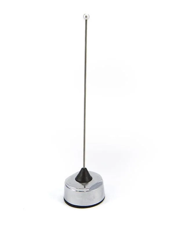 450-470 Unity Gain 1/4 Wave Chrome Pre-tuned Antenna for NMO