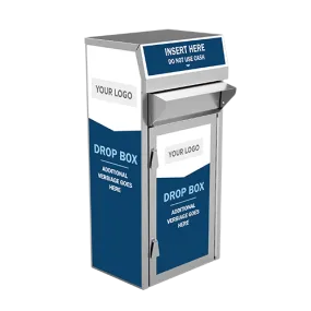 450-OW Extra-Small Payment Drop Box for Mounting On-Wall