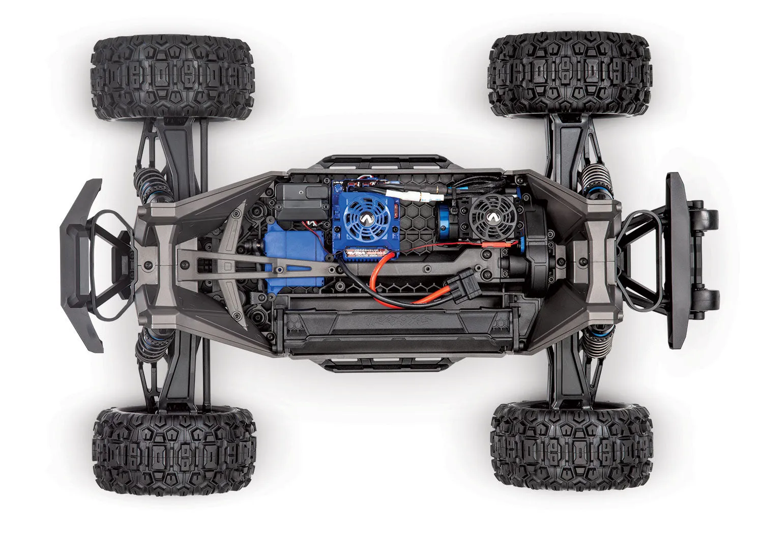 89086-4-RED 1/10 Scale Maxx with WideMaxx Monster truck