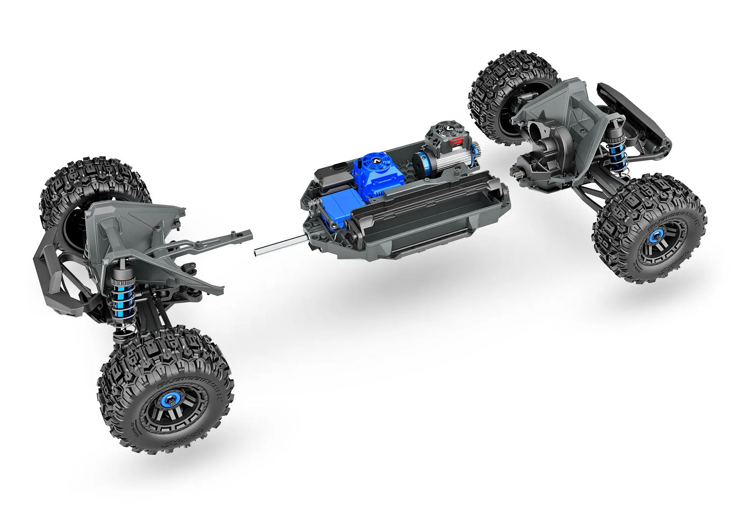 89086-4-RED 1/10 Scale Maxx with WideMaxx Monster truck