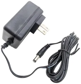 AC Power Adapter 12V 2A, 5.5mm OD x 2.1mm ID Barrel Plug, Center Positive