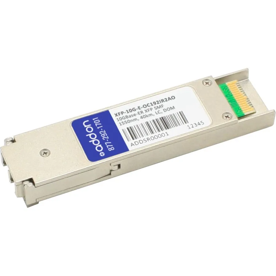 Addon Juniper Networks Xfp-10G-E-Oc192-Ir2 Compatible 10Gbase-Er Xfp Transceiver (Smf, 1550Nm, 40Km, Lc, Dom) Xfp-10G-Eoc192Ir2-Ao