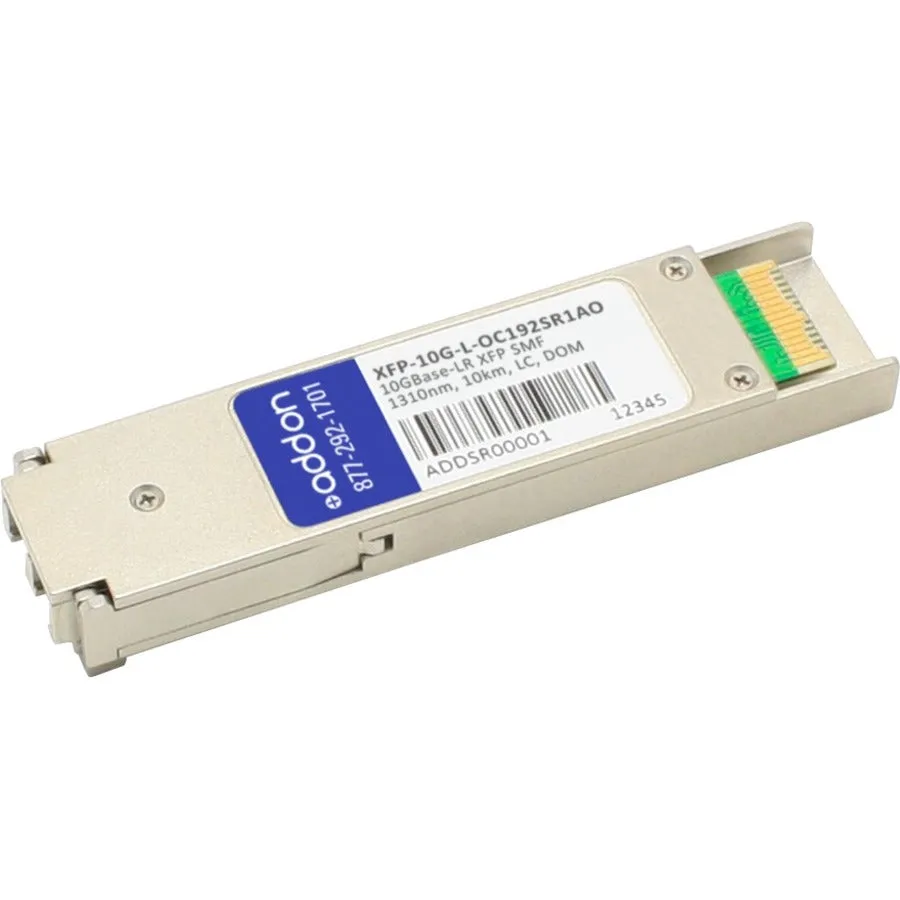 AddOn Juniper Networks XFP-10G-L-OC192-SR1 Compatible TAA Compliant 10GBase-LR XFP Transceiver (SMF, 1310nm, 10km, LC, DOM) XFP10G-L-OC192SR1-AO