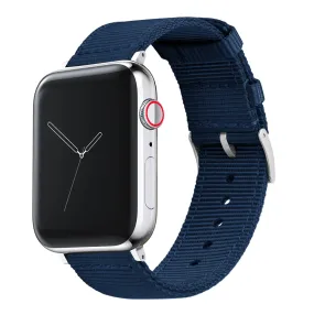 Apple Watch Two Piece NATO® Style Navy Blue Watch Band