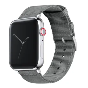 Apple Watch Two Piece NATO® Style Smoke Grey Watch Band (SALE)