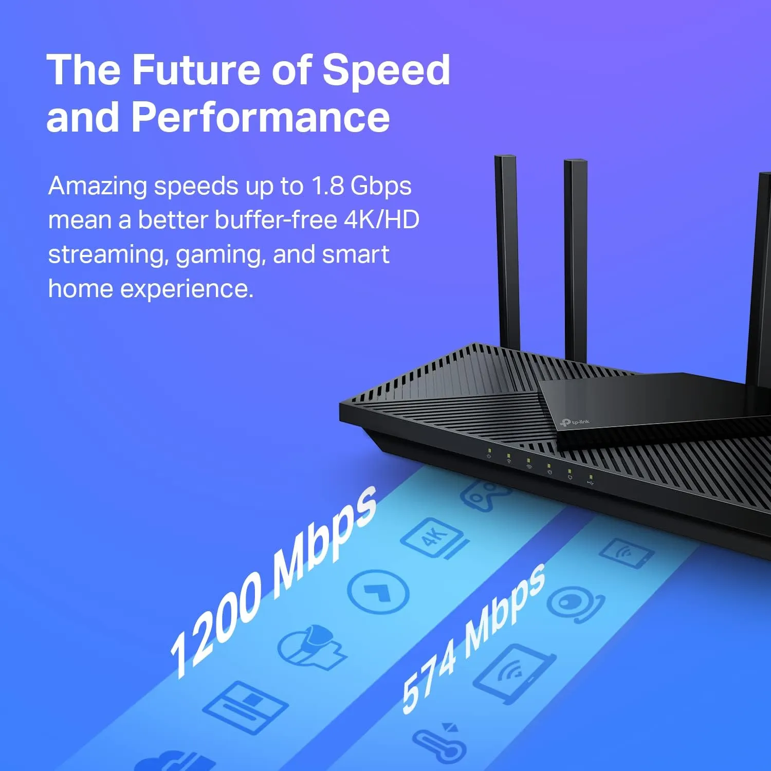 AX1800 WiFi Router (Archer AX21) – Dual Band Wireless Internet Router