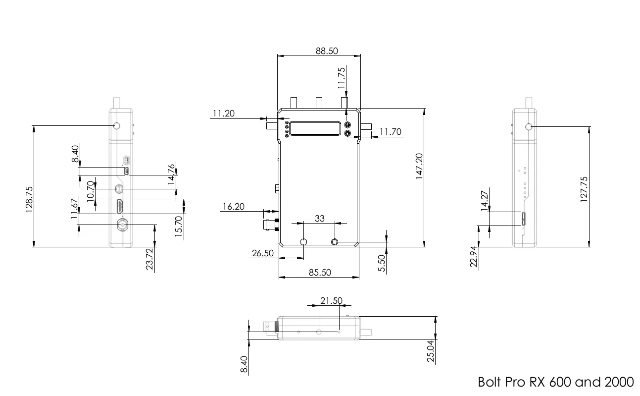 Bolt 2000 3G-SDI/HDMI Receiver
