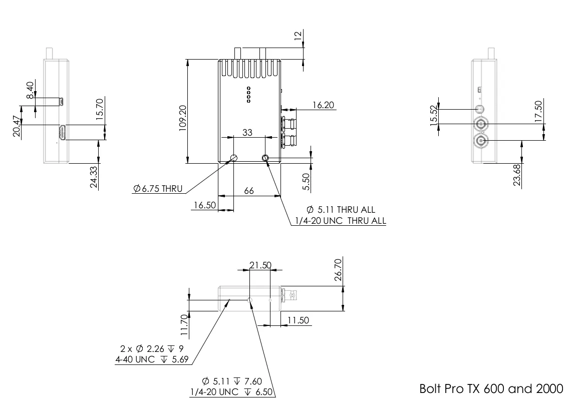 Bolt 2000 3G-SDI/HDMI Transmitter