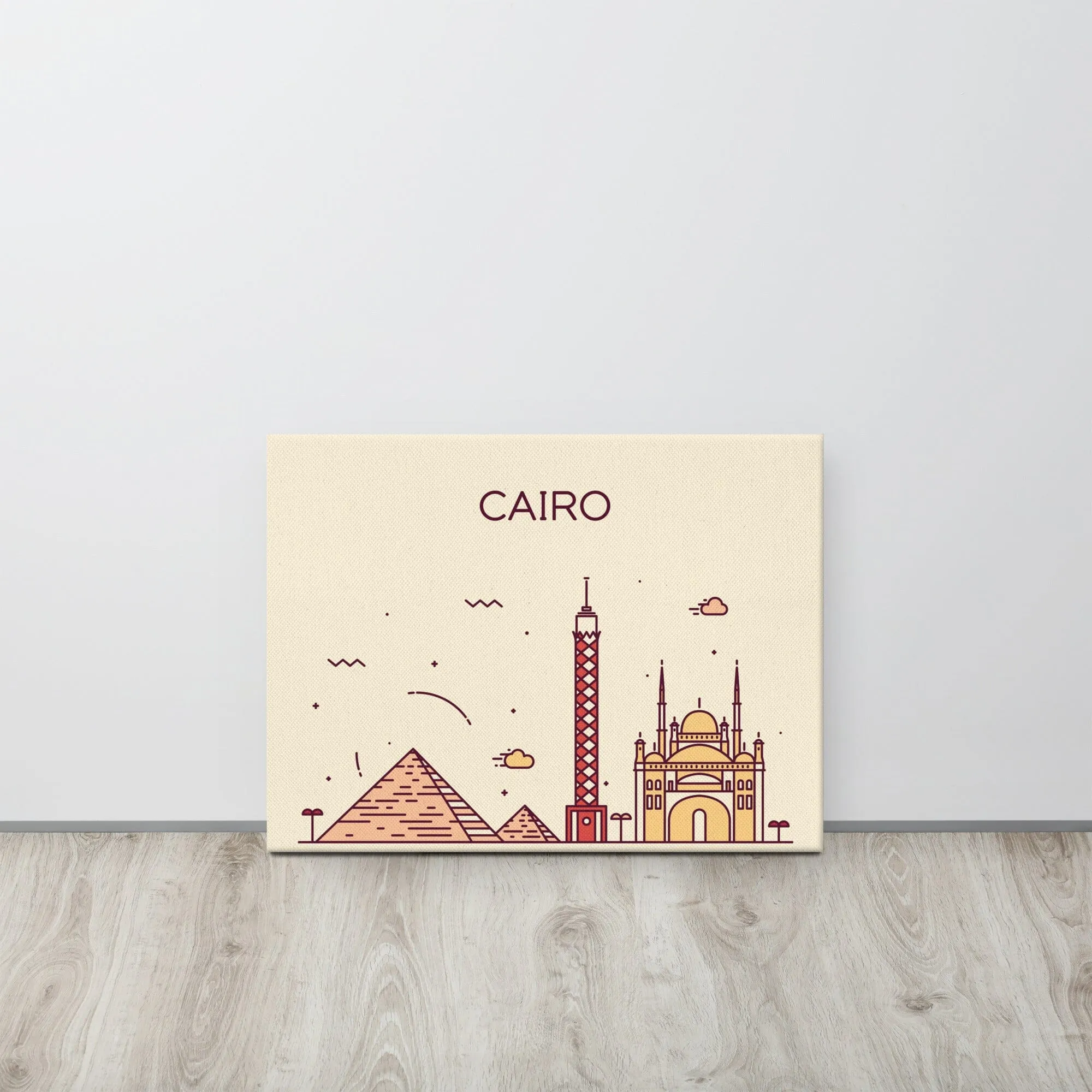 Cairo Location Cityscape Canvas