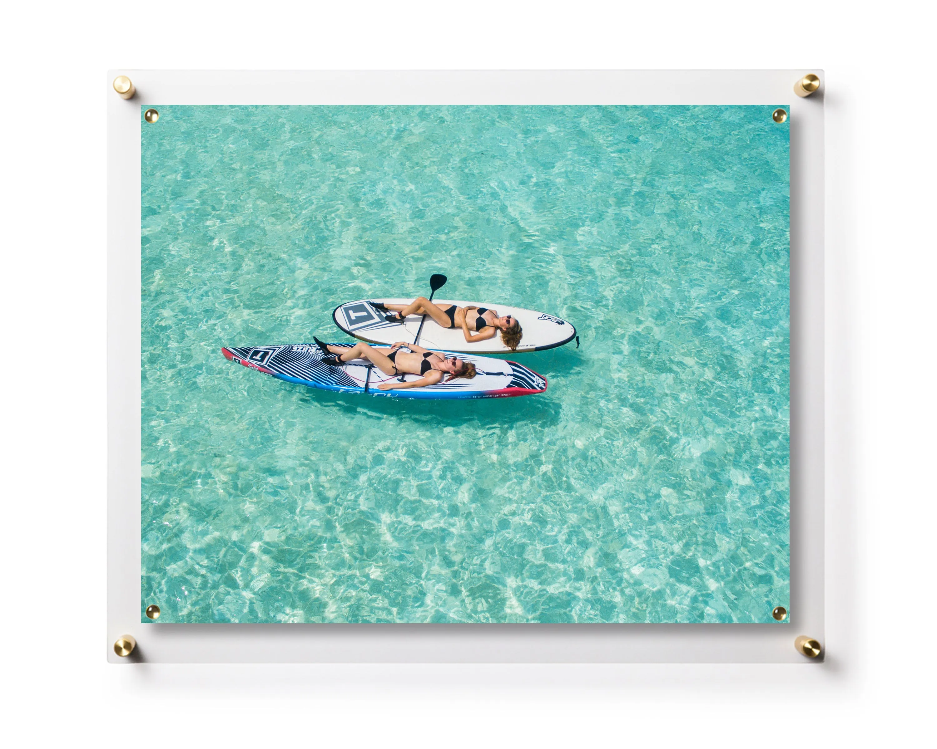 Case Pack of Four Units of 19 x 23" Poster Floating Acrylic Wall Frame for 16x20 Art