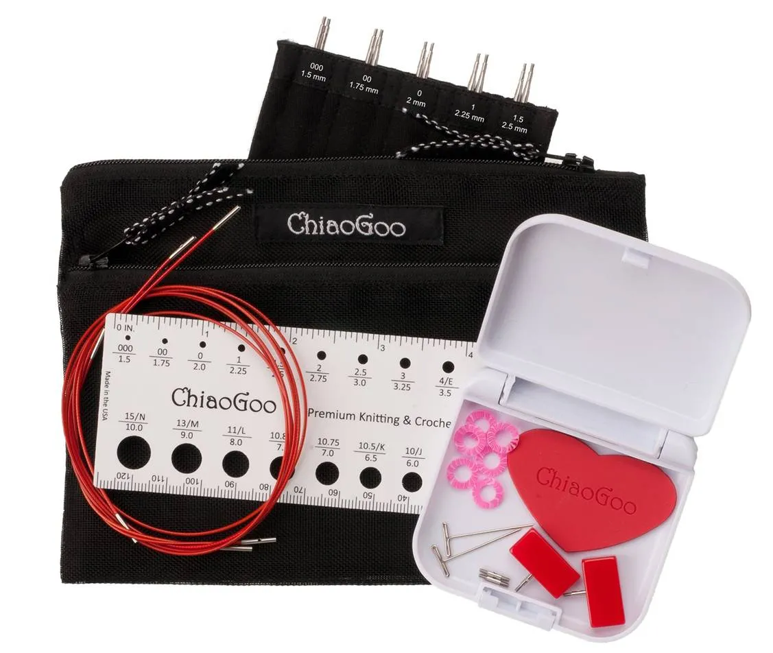 ChiaoGoo TWIST Red Lace Mini Sets