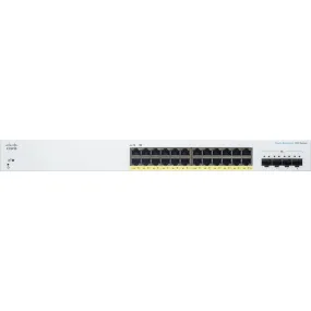 Cisco CBS220-24P-4X 24-Port Gigabit PoE  Compliant Managed Network Switch with SFP 