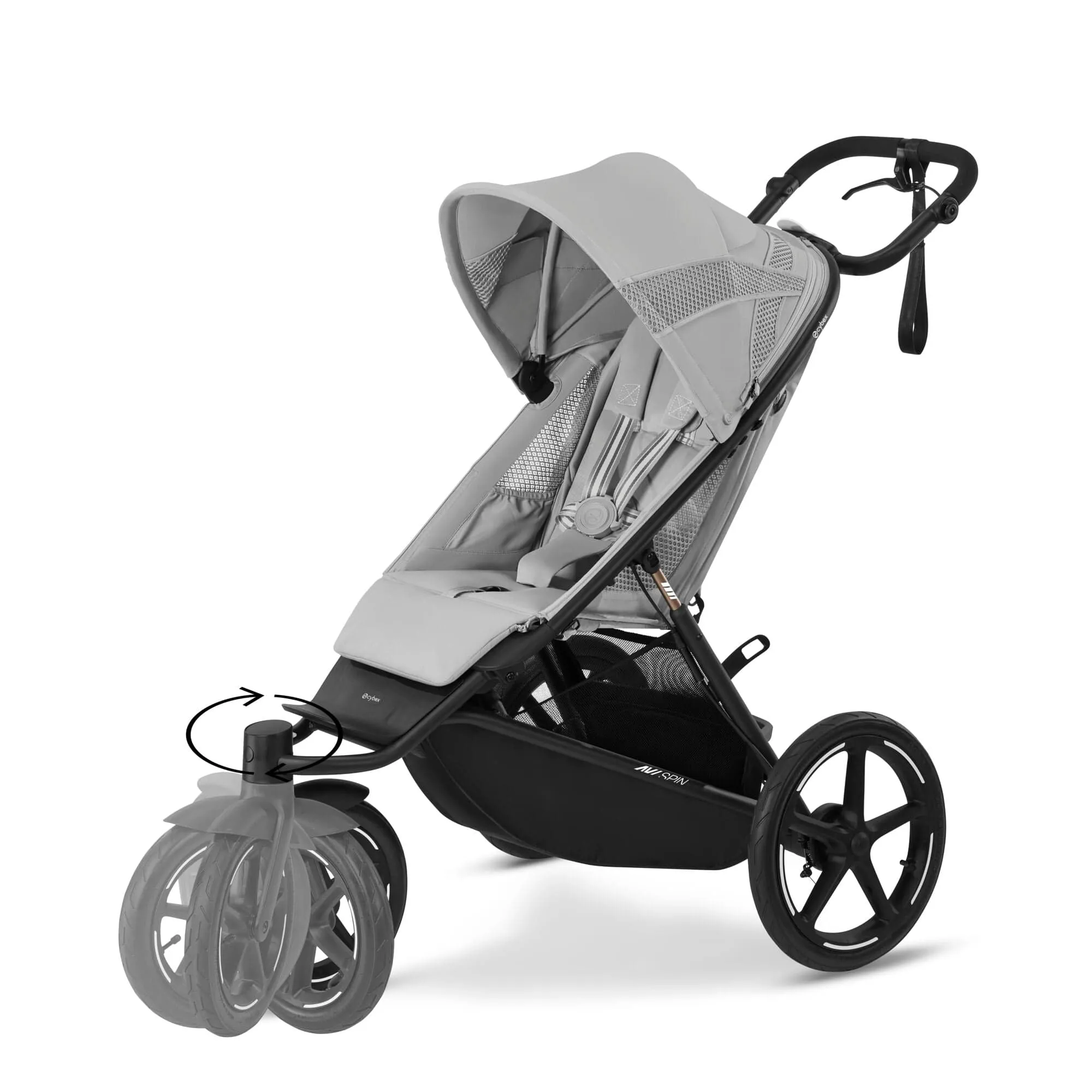 Cybex Avi Spin Comfort Bundle in Fog Grey