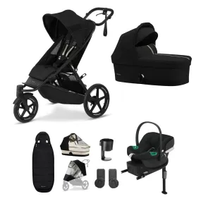 Cybex Avi Spin Comfort Bundle in Moon Black
