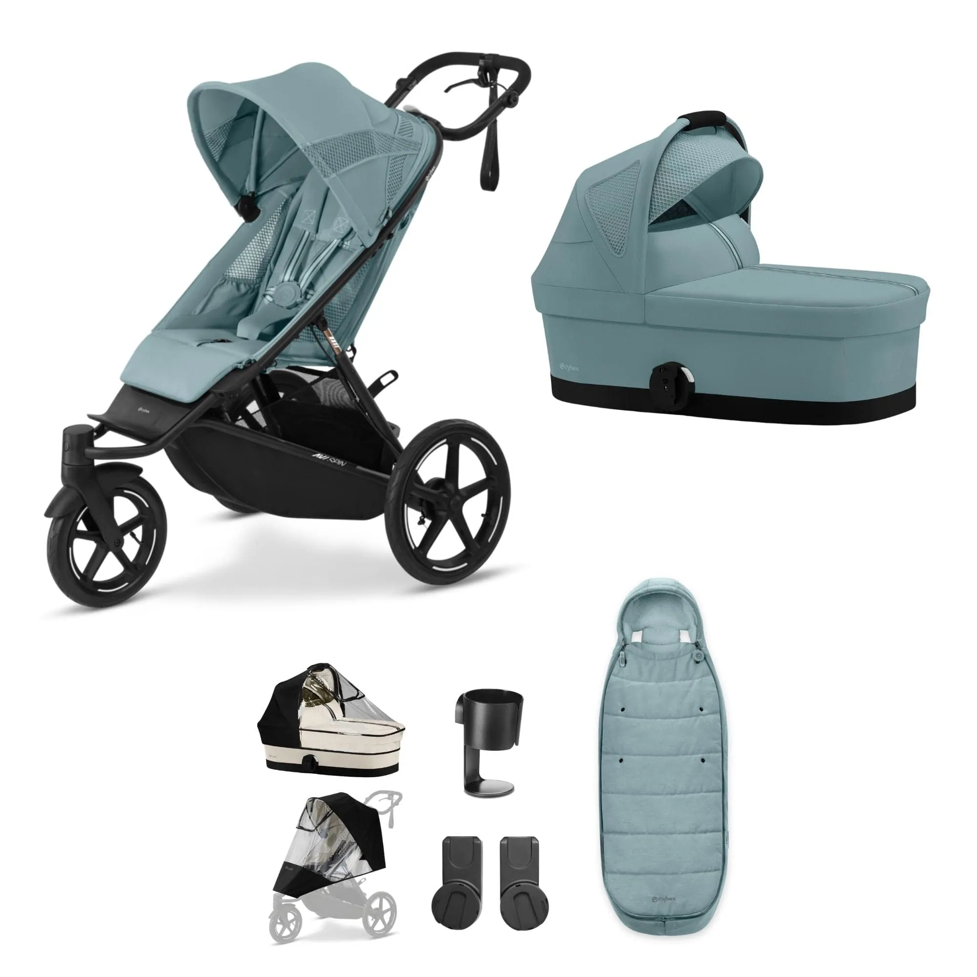 Cybex Avi Spin Essential Bundle in Stormy Blue