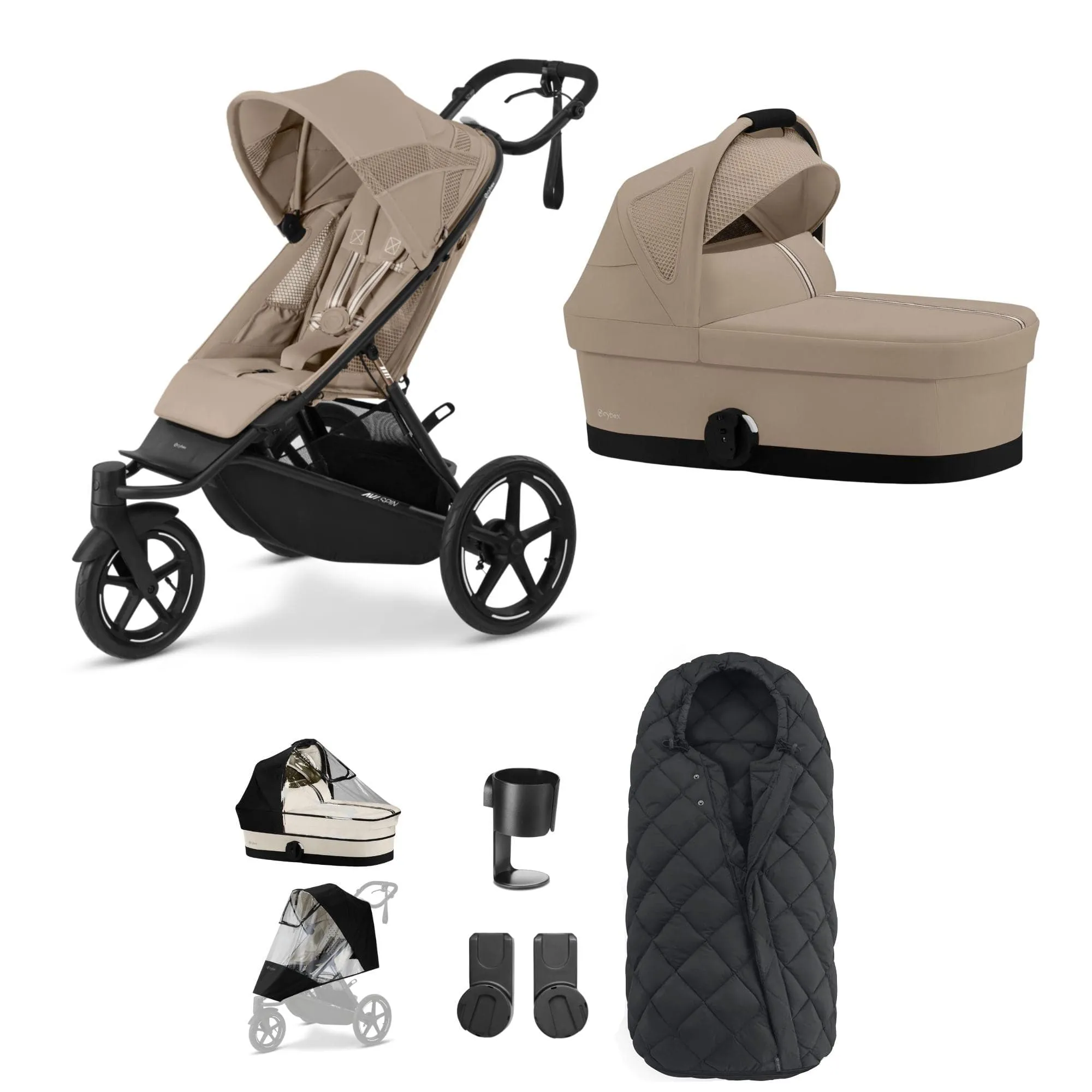 Cybex Avi Spin Essential Kit - Almond Beige
