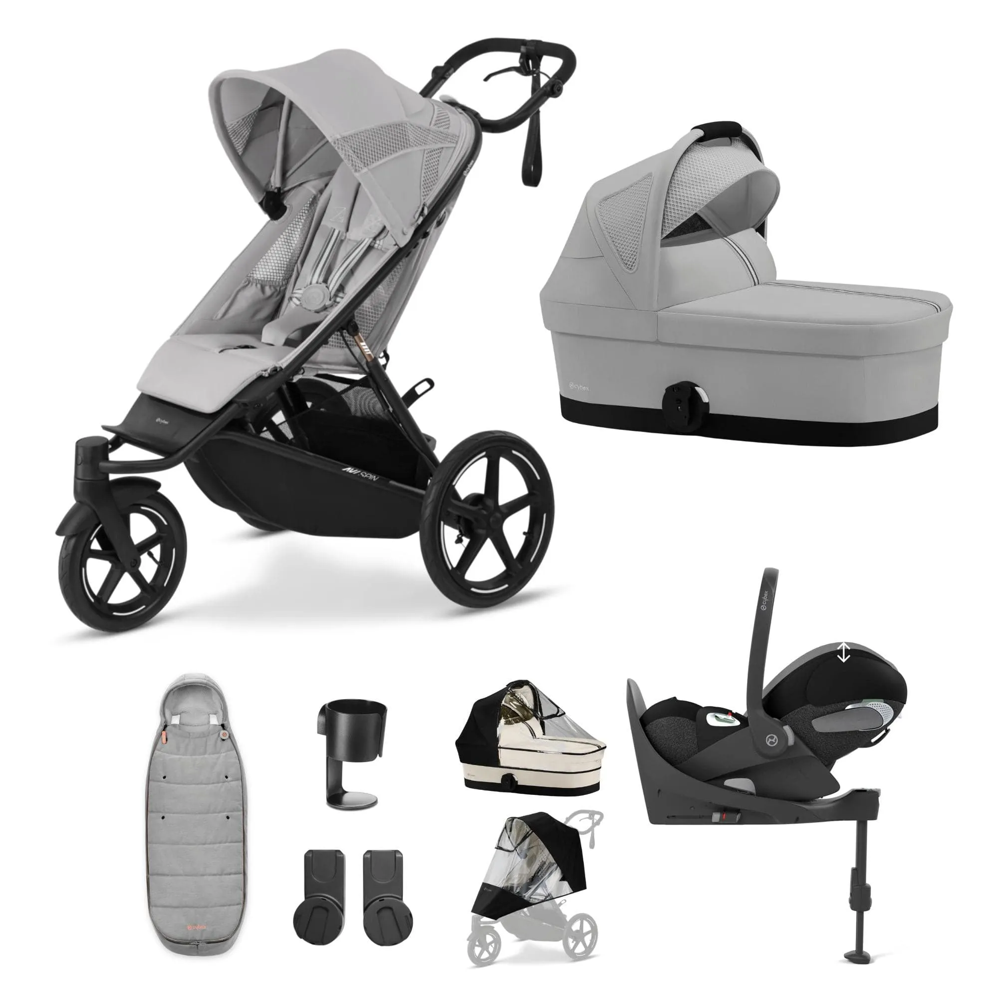 Cybex Avi Spin Luxury Kit - Fog Grey
