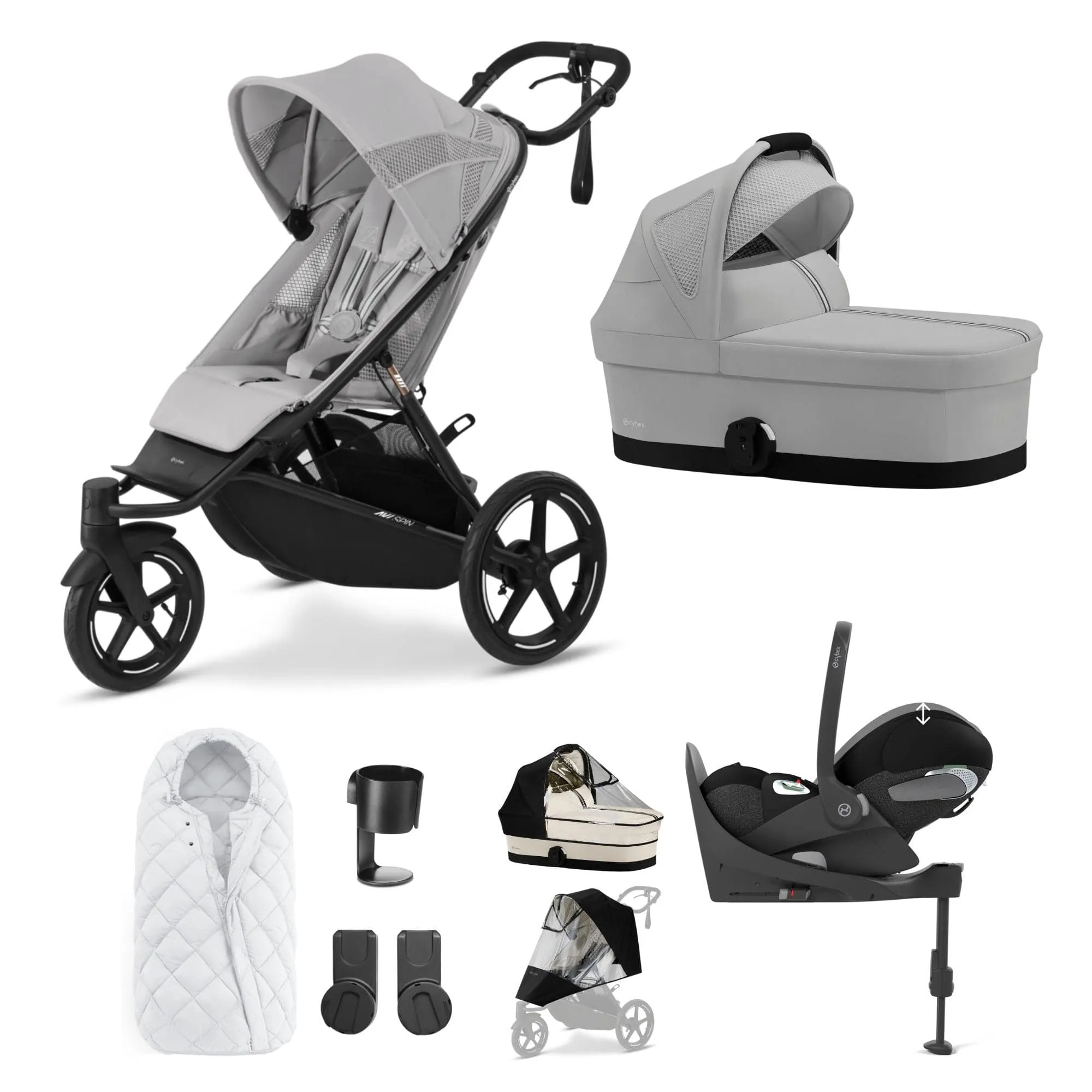 Cybex Avi Spin Luxury Kit - Fog Grey
