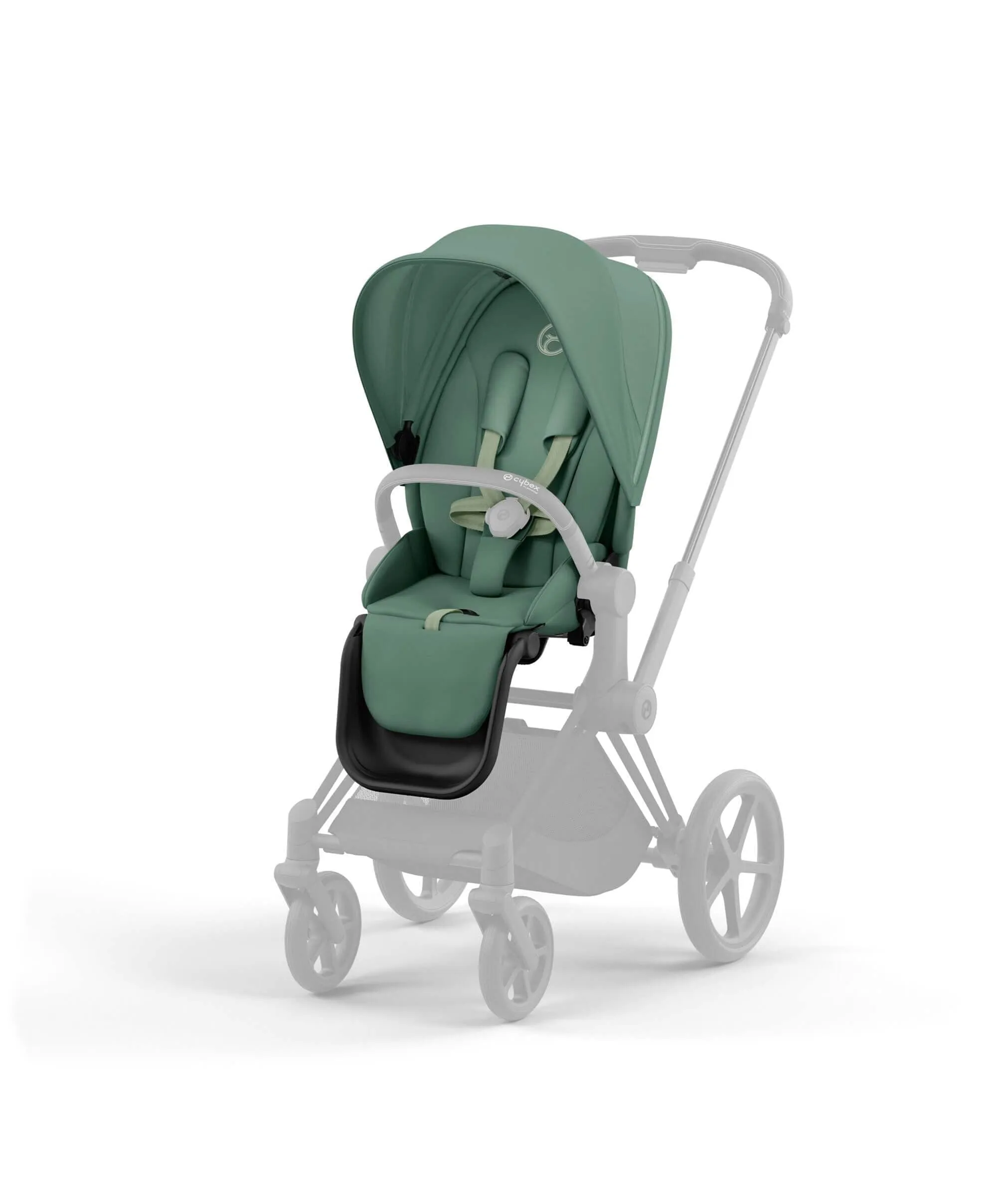 Cybex Priam 3 Piece Pushchair Bundle - Leaf Green/Matt Black