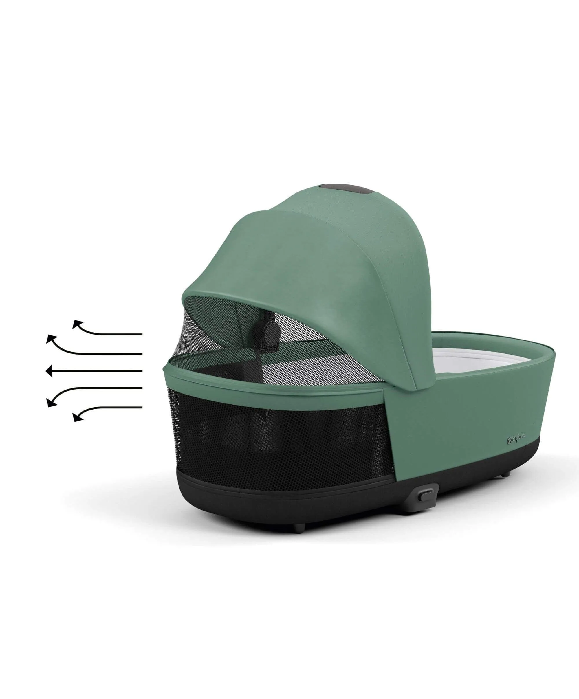 Cybex Priam 3 Piece Pushchair Bundle - Leaf Green/Matt Black