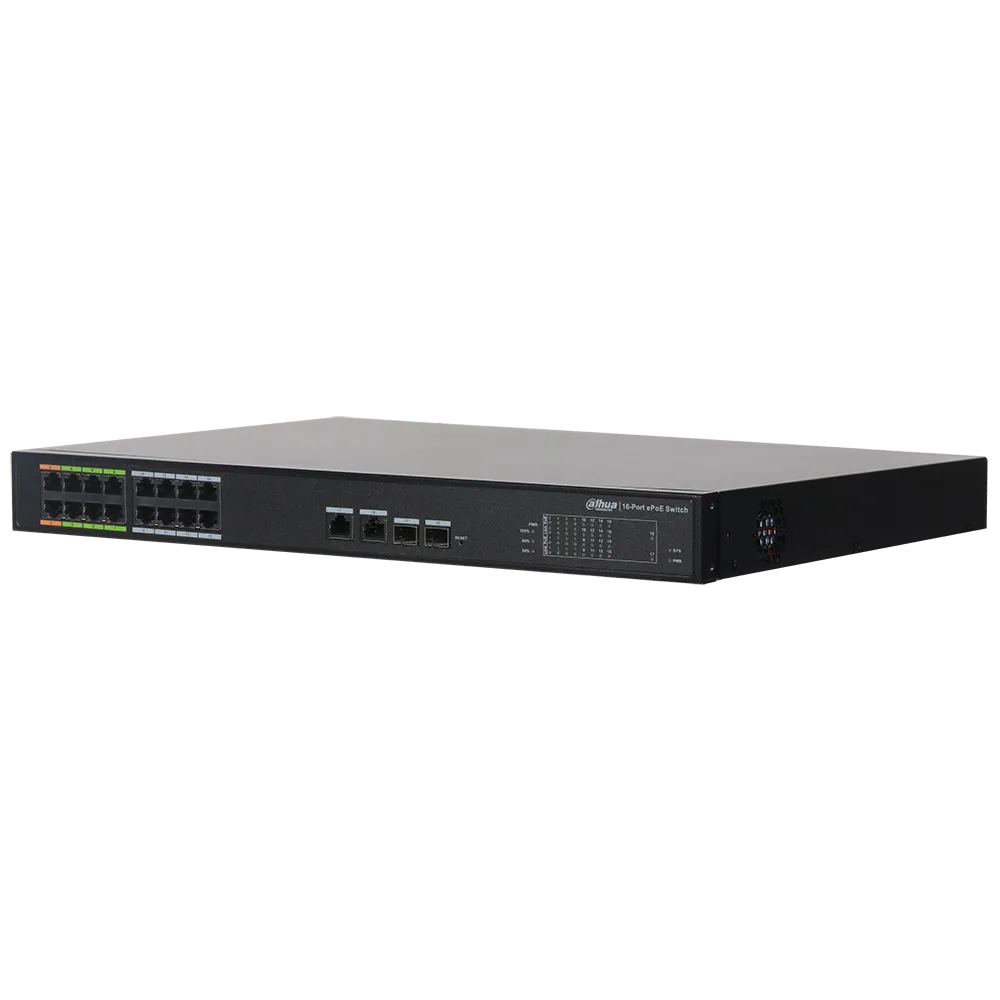 Dahua DH-LR2218-16ET-240 16-port ePoE Layer 2 Managed Switch