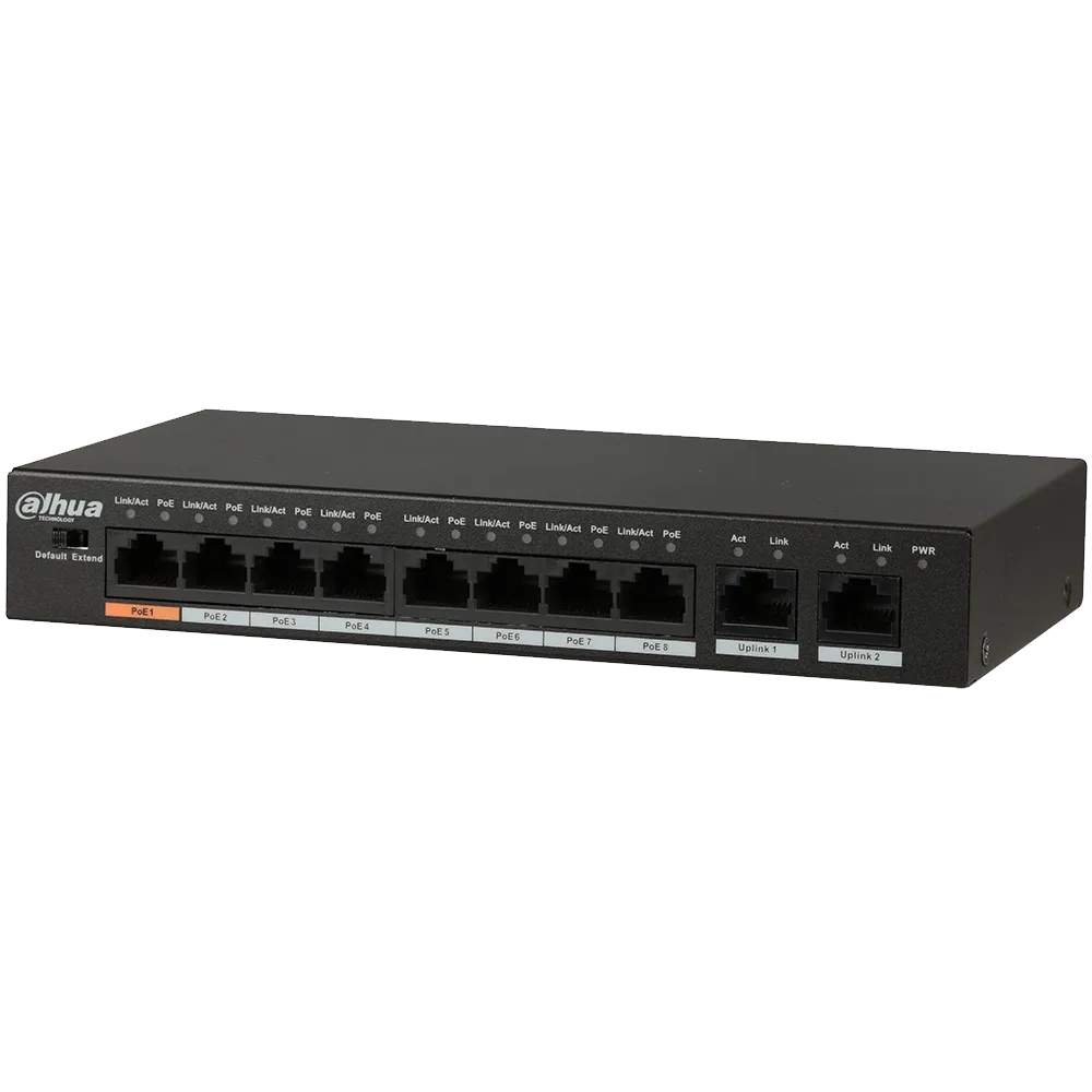 Dahua Technology DH-PFS3010-8ET-96 10-Port Fast Ethernet PoE  Switch