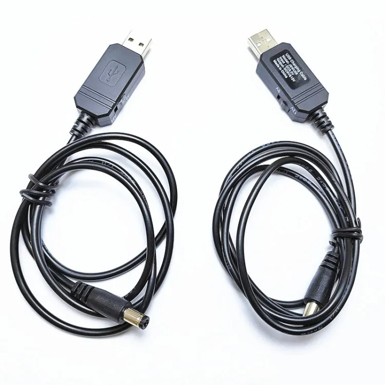 DC 5V to DC 9V 12V USB Voltage Step Up Converter Cable with 1A Step-up Volt Transformer Power Regulator Cable with LED Display