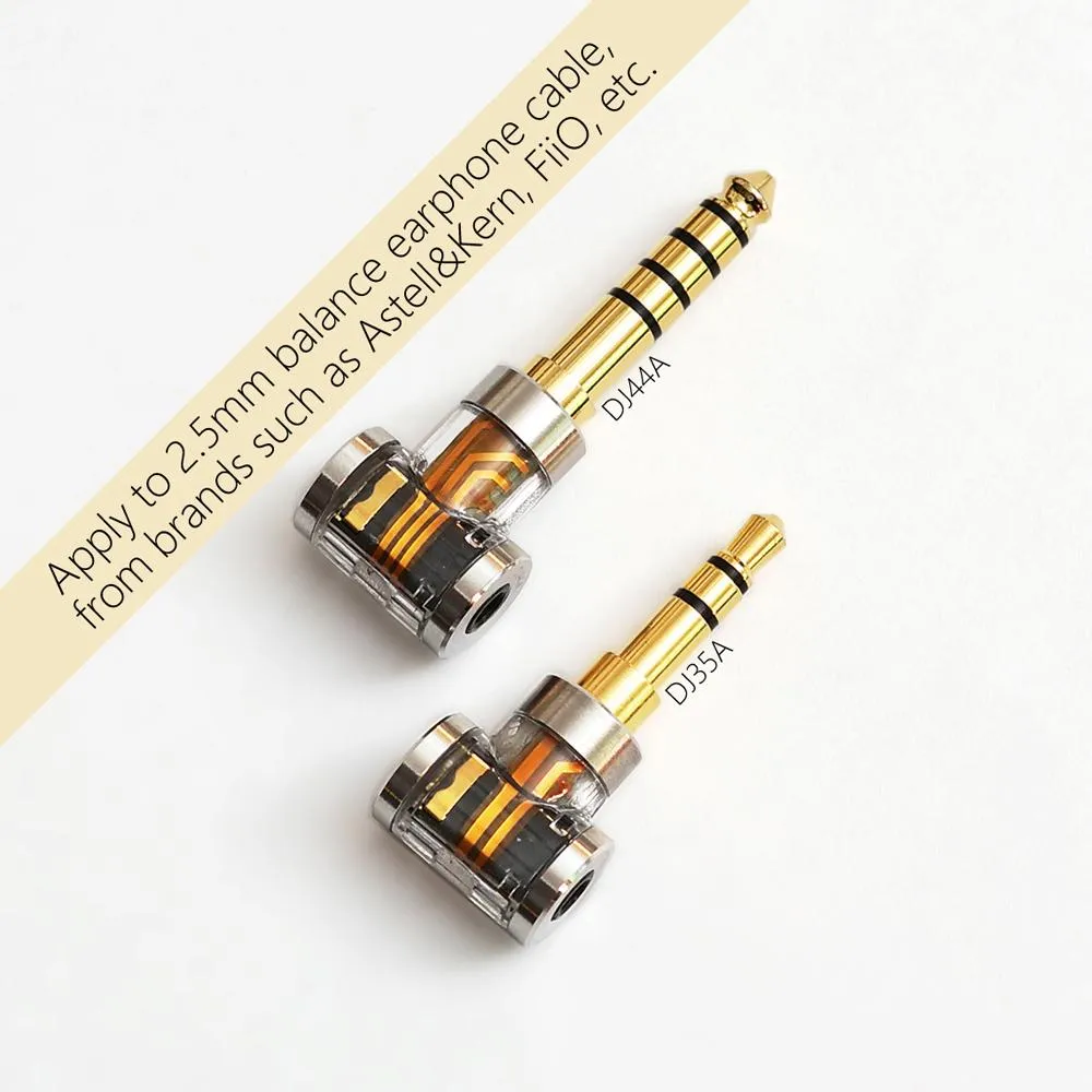 DD ddHiFi DJ44A 2.5mm BAL Female to 4.4mm BAL Male Adapter