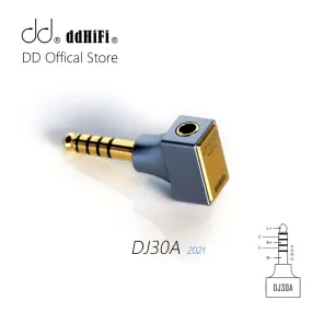 DD ddHiFi New DJ30A 3.5 Female to 4.4mm Male Adapter Apply To Devices with 4.4mm Output Only