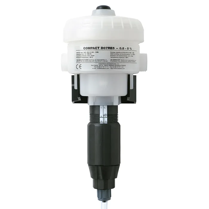 Dosatron D07RE5 0.15%-1.25% Compact Chemical Proportionate Dosing Pump (0.08-12LPM)