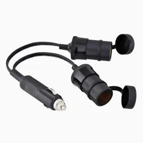 Dual 12 Volt Lighter Socket Adapter