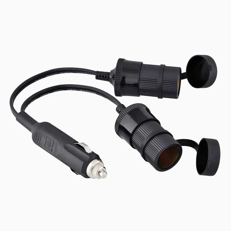 Dual 12 Volt Lighter Socket Adapter