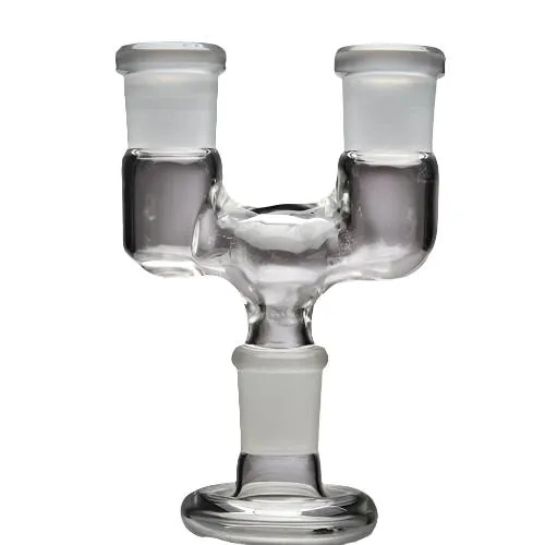 Dual Female to Male Glass Bong Adapter