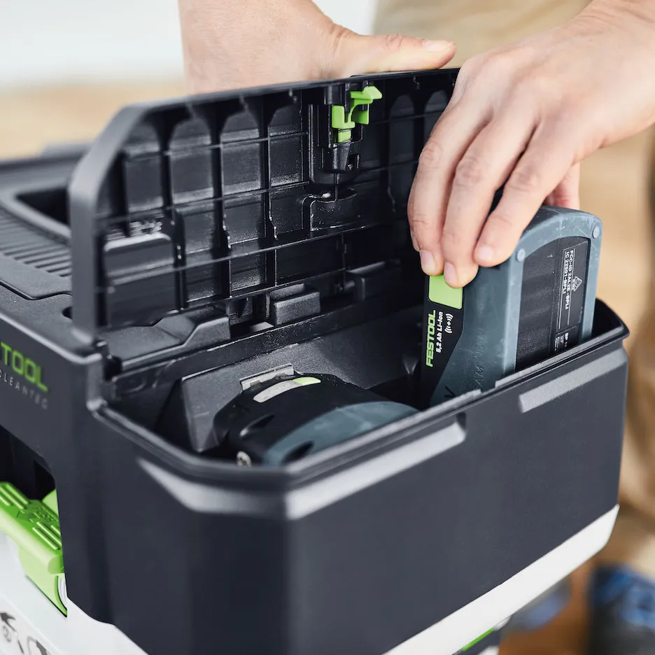 Festool Cordless 15 Litre Cleantec HEPA Dust Extractor CTC MIDI I HEPA-Basic 577069