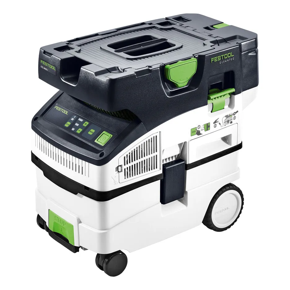 Festool Cordless 15 Litre Cleantec HEPA Dust Extractor CTC MIDI I HEPA-Basic 577069