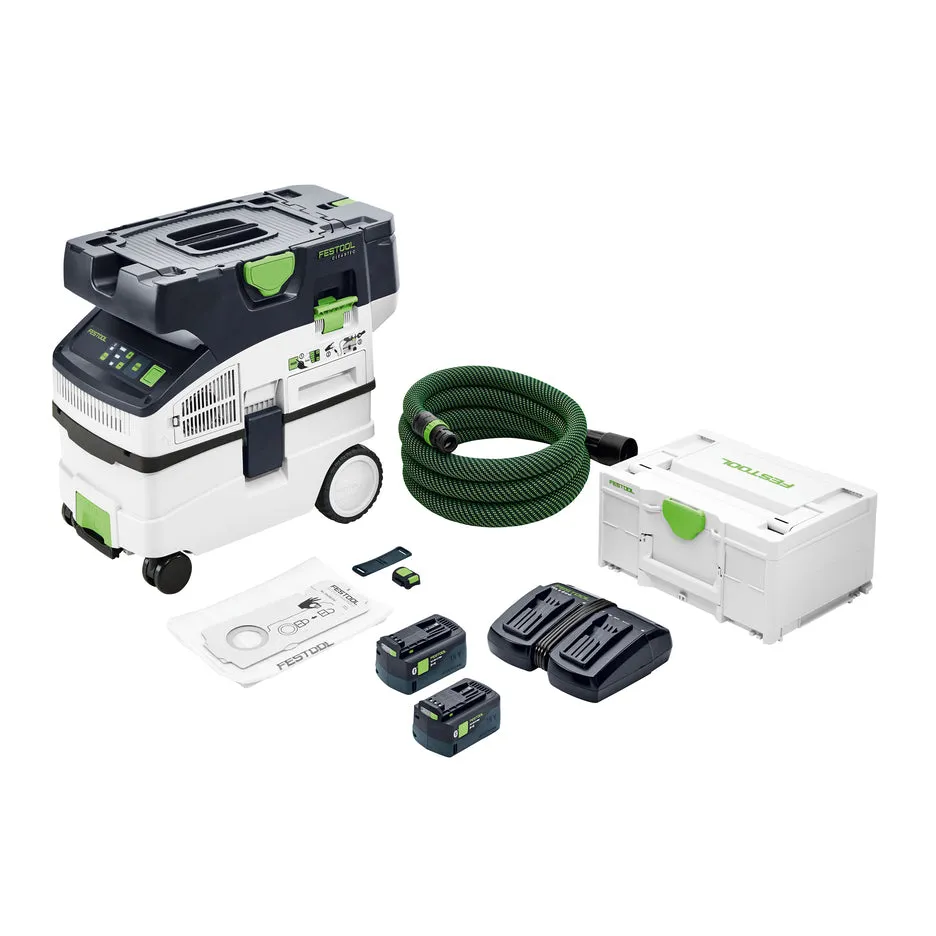 Festool Cordless 15 Litre Cleantec HEPA Dust Extractor CTC MIDI I HEPA-Plus 577506