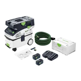 Festool Cordless 15 Litre Cleantec HEPA Dust Extractor CTC MIDI I HEPA-Plus 577506