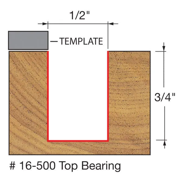 Freud 16-500 1/2" (Dia.) Mortising Bit