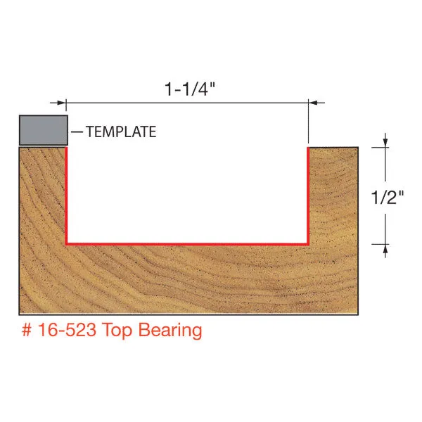 Freud 16-523 1-1/4" (Dia.) Mortising Bit