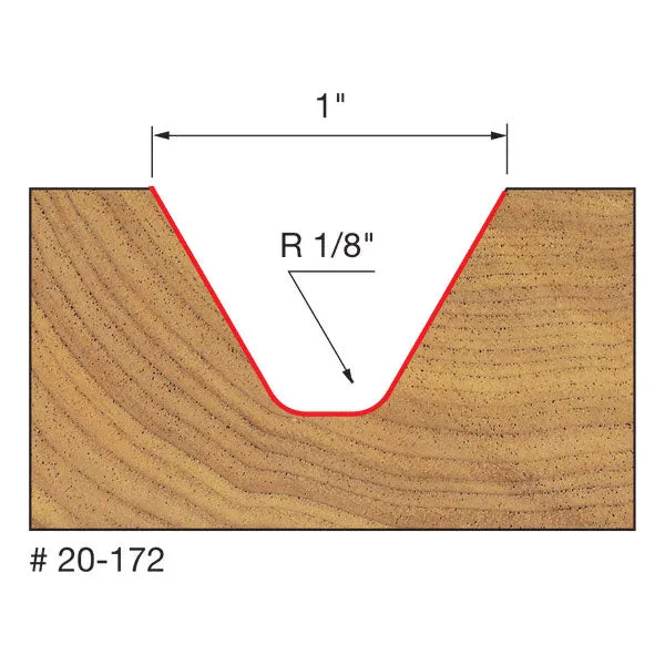 Freud 20-172 1" (Dia.) Lettering Bit