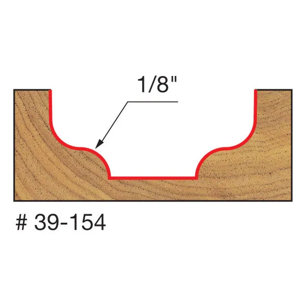 Freud 39-154 1/8" Radius Ogee Groove Bit