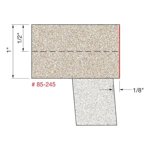 Freud 85-245 1/2" (Dia.) Overhang Trim & Cut Out